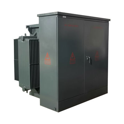 Buy 3 Phase Outdoor 10KV Oil Immersed Pedestal Pad Mounted Transformer 500KVA online manufacture