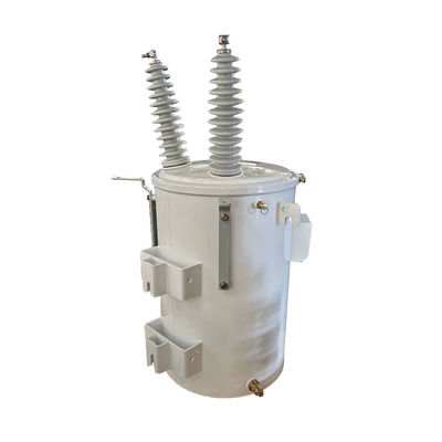 Single Phase Pole Mounted Distribution Transformer 50kva Oil Immersed