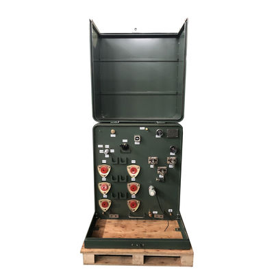 Buy Radial Feed Pad Mounted Distribution Transformers Step Down 34500V To 240v 100kVA online manufacture