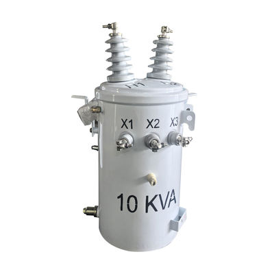 Buy 10Kva Single Phase Pole Mounted Distribution Transformer 12470V To 240V online manufacture