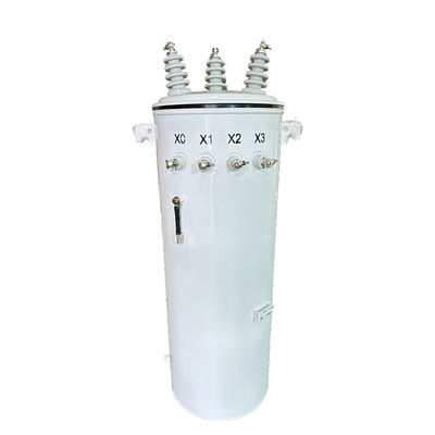 Buy 45KVA Three Phase Power Pole Mounted Distribution Transformer Oil Immersed 12000V online manufacture
