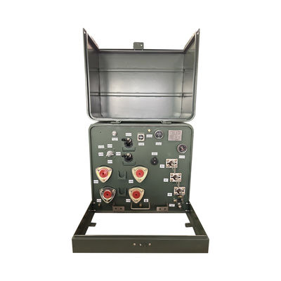 Buy 37.5kva  Single Phase Pad Mounted Distribution Transformer Oil Immersed 12000v To 240v 304 Stainless Stee online manufacture