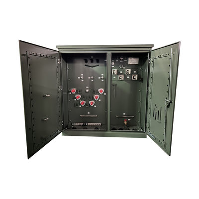Buy 3 Phase Pad Mounted  Distribution Transformer 3750 Kva 13.2KV  Dead Front Loop Feed online manufacture