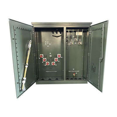 Buy 2500 Kva Three Phase Pad Mounted Electrical Power Transformer High Voltage 35KV To 480V online manufacture