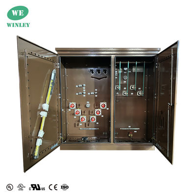 Buy 3 Phase Pad Mounted Transformer Distribution Step Down 1000Kva 34500V To 208Y Oil Immersed Customized Color UL / CUL online manufacture