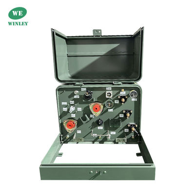 Buy 25kva Single Phase Pad Mounted Transformer Distribution Oil Immersed Transformer 12470V To 240V ANSI IEEE  304SS Tank online manufacture