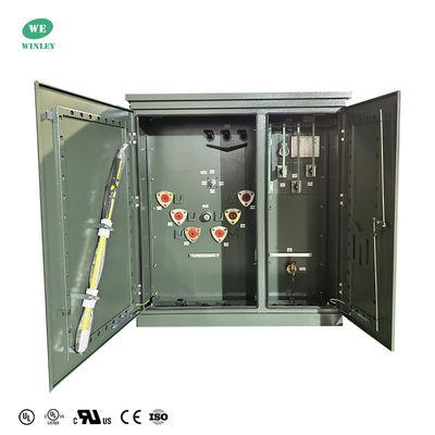 Buy 200Kva Three Phase Pad Mounted Transformer Oil Immersed 4160V To 208V online manufacture