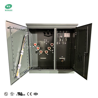 Buy 500Kva Pad Mounted Transformer Three Phase  8320V To 480Y/277 Loop Feed ANSI / IEEE Standards online manufacture