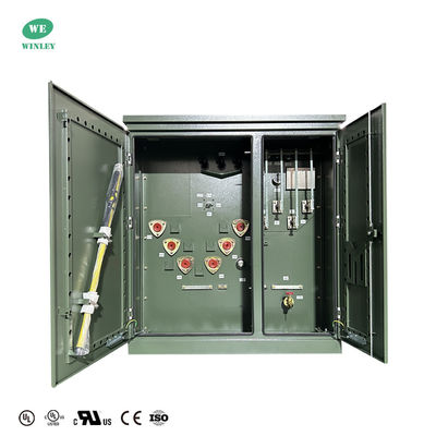 Buy Three Phse Pad Mounted Transformer Oil Immersed Power Distribution 150kva  12470v To 208v Ansi Ieee Standards With Ul Certificate online manufacture