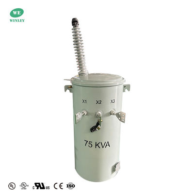 Buy 75 Kva Power Pole Transformer Single Phase Pole Mounted Overhead Distribution 34.5kv To 120v Ansi Ieee Doe 2016 Standards online manufacture