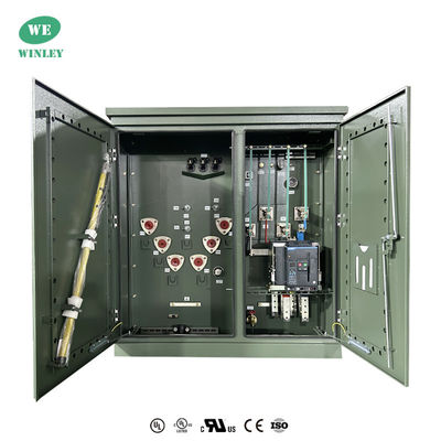Buy UL 350KVA Residential Pad mounted transformer  3 Phse Oil Immersed 12470V to 208Y ANSI C57 online manufacture