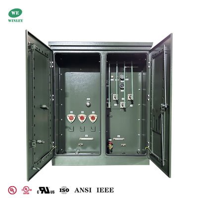 Buy 300Kva Three Phase Pad Mounted Transformer Power distribution 2400V To 480V UL Listed online manufacture