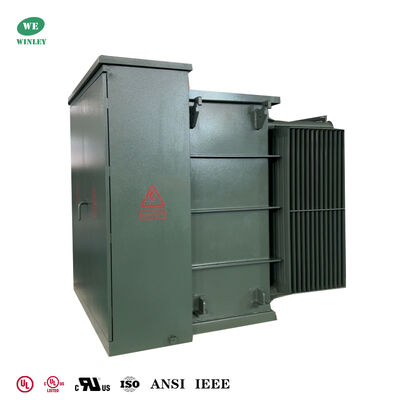 Buy Pad Mounted Transformer 3 Phase 1000Kva 34.5Kv to 208V Radial Feed Ceramic Sleeve oil immersed power transformer online manufacture