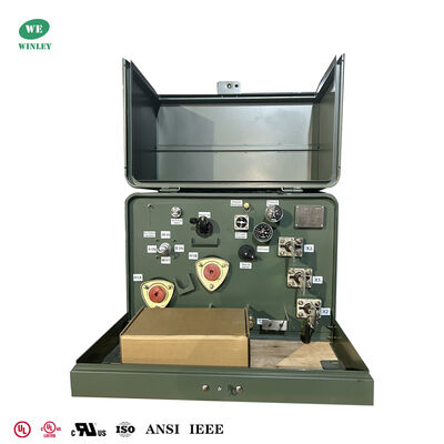 Buy Single Phase Pad Mounted Transformer 25kva 12.47kv To 120v Oil Filled Distribution Transformers online manufacture