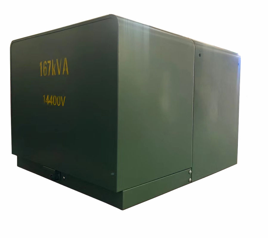 167KVA 1 Phase Oil Type Transformer pad mount 24940V 14400V
