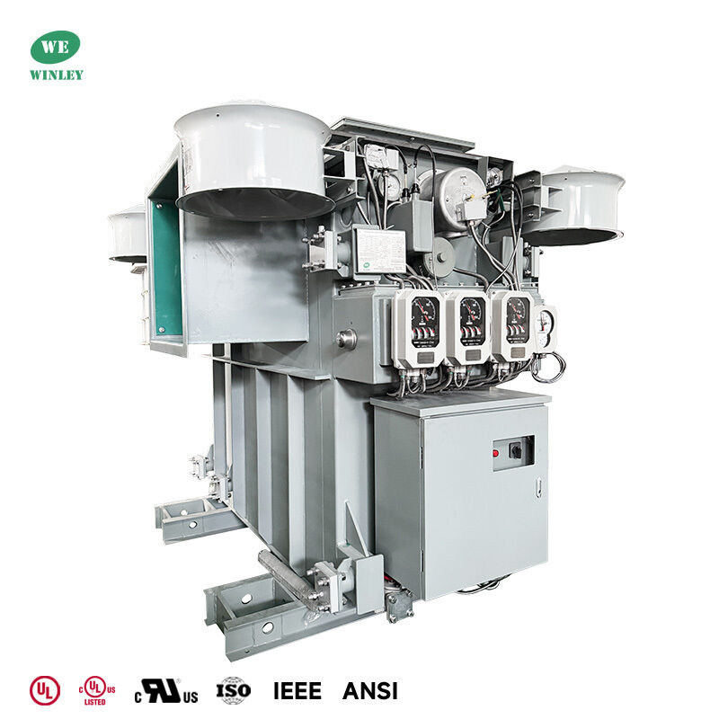 7500/10000kVA Three Phase Substation Power Transformer Dual Secondary ...