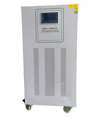 100KVA Three Phase Voltage Regulator Copper Full Load 1s Response