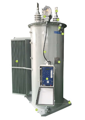 500KVA 200A Oil Type Transformer 19920V 200KV BIL Line Regulator