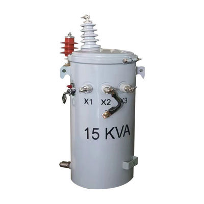 15kva Pole Mount Distribution Single Phase Transformer Oil Immersed 4160v To 240v