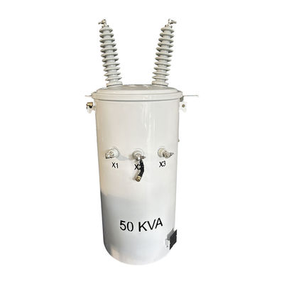 50kva  Single Phase  Pole Mount Distribution Transformer Oil Immersed 34500GrdY/19920 To 120/240V