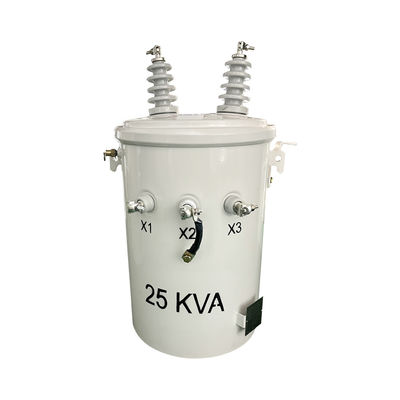 25kva Single Phase  Liquid Filled Pole Mounted Overhead Distribution Transformer 12470v To 480v