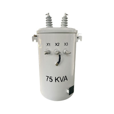75kva Oil Single Phase Overhead Pole Mounted Distribution Transformer 4160GrdY/2400 To 120/240V