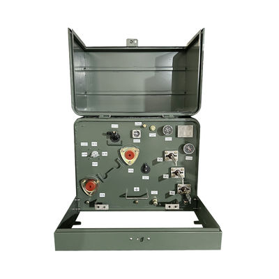 100kva Single Phase Pad Mounted Transformer Step Down Power Transformer 4160V To 240V ANSI / IEEE C57