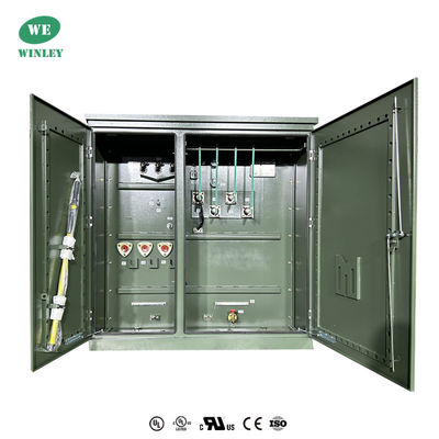 2100Kva Three Phase Pad Mounted Transformer Oil Immersed Distribution 13800 To 480V IEEE C57
