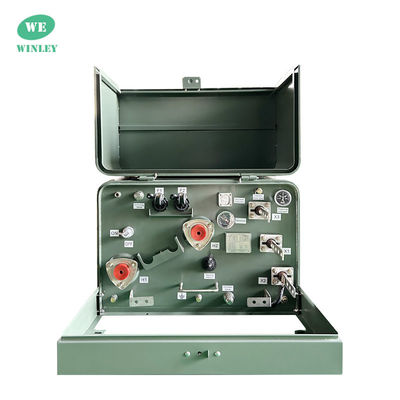 UL Listed 25 kVA SinglePhase Pad Mounted Transformer 13200V To 240V Oil Immersed Power Electrical Distribution  Transformer