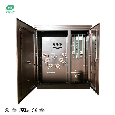 UL Certificate 300kva Three Phase Pad Mounted Transformer Loop Feed 12470V To 208Y ANSI IEEE Standards