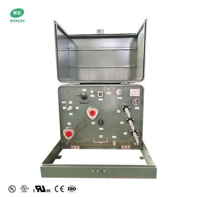 UL Listed 167kVA Single Phase Pad Mounted Transformer 13800V To 120V Oil Immersed Distribution Transformer ANSI IEEE Standards