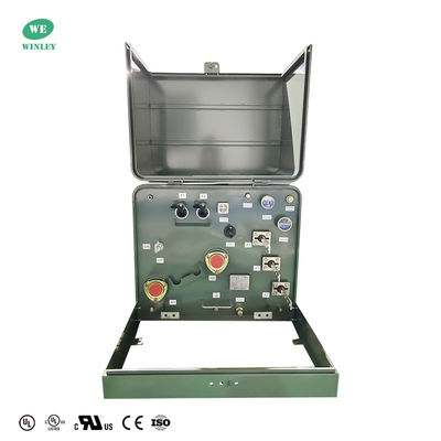 75Kva Single Phase Pad Mounted Transformers For Power Distribution 24.94KV DOE 2016 Standards CSA ANSI IEEE Standards