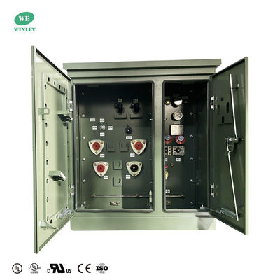 15kva Single Phase Pad Mounted Transformer 200Hz 2400V Loop Feed CSA ANSI IEEE Standard Liquid Filled Distribution Transformer