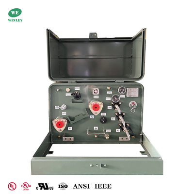 50Kva Single Phase Pad Mounted Distribution Transformers Power Step-up 240V To 4160V UL Listed CSA ANSI IEEE Standards  Price