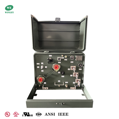 100Kva Single Phase Pad Mounted Distribution Transformer 13800V To 240V Meet DOE 2016 Standard Outdoor Distribution
