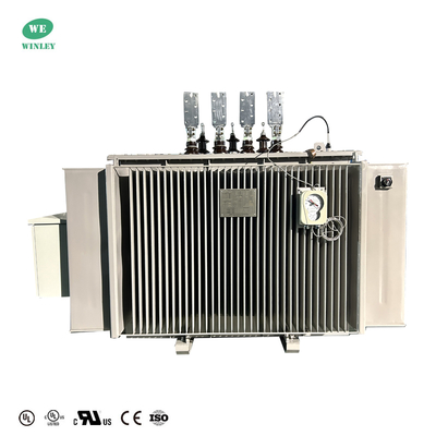 2000Kva Three Phase Electrical Power Distribution Transformer Oil Immersed 11kV 415V AS60076 Standard