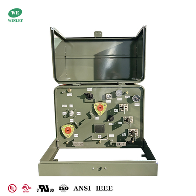 IEEE Standard UL Certificated 25Kva 1 Phase Pad Mounted Power Distribution Transformer 12470V