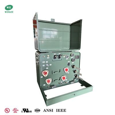 Residential Pad mounted Transformer Single Phase 25Kva 6.6KV To 120V Dual Windings Electric Power Distribution Transformer UL Listed Price