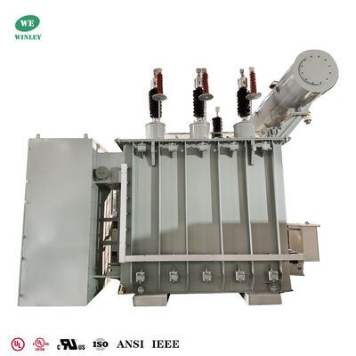 40MVA Substation Power Transformer Oil Immersed High Voltage Step Down 44KV To 34.5KV  ANSI IEEE Standards