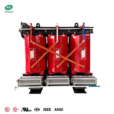 3200 Kva Cast Resin Dry Type Transformer 800V To 11000V Three Phase Aluminum Winding Compliant With IEC & GB Standards