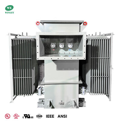 2500kVA Three Phase Oil Immersed Substation Transformer Step Down 11kV to 433V ONAN