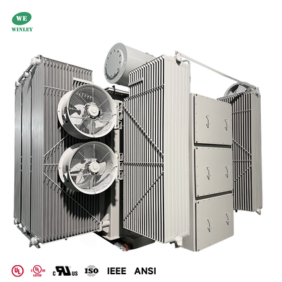 34MVA Electrical Substation Transformer 11KV 304 SS NEMA 4X Tank ANSI IEEE Standards