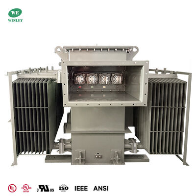 1500 kVA  Three Phase Oil Immersed Substation Power Transformer  1 kV to 415 V ONAN AS60076 Standards