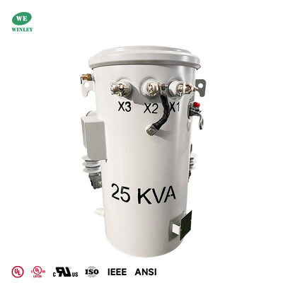 25kVA CSP Pole Mounted Transformer 2400/4160GrdY to 120/240V for Overhead Distribution