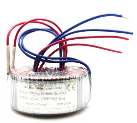 80VA Lighting Toroidal Isolation Transformer 240VAC To 120VAC Copper Wire