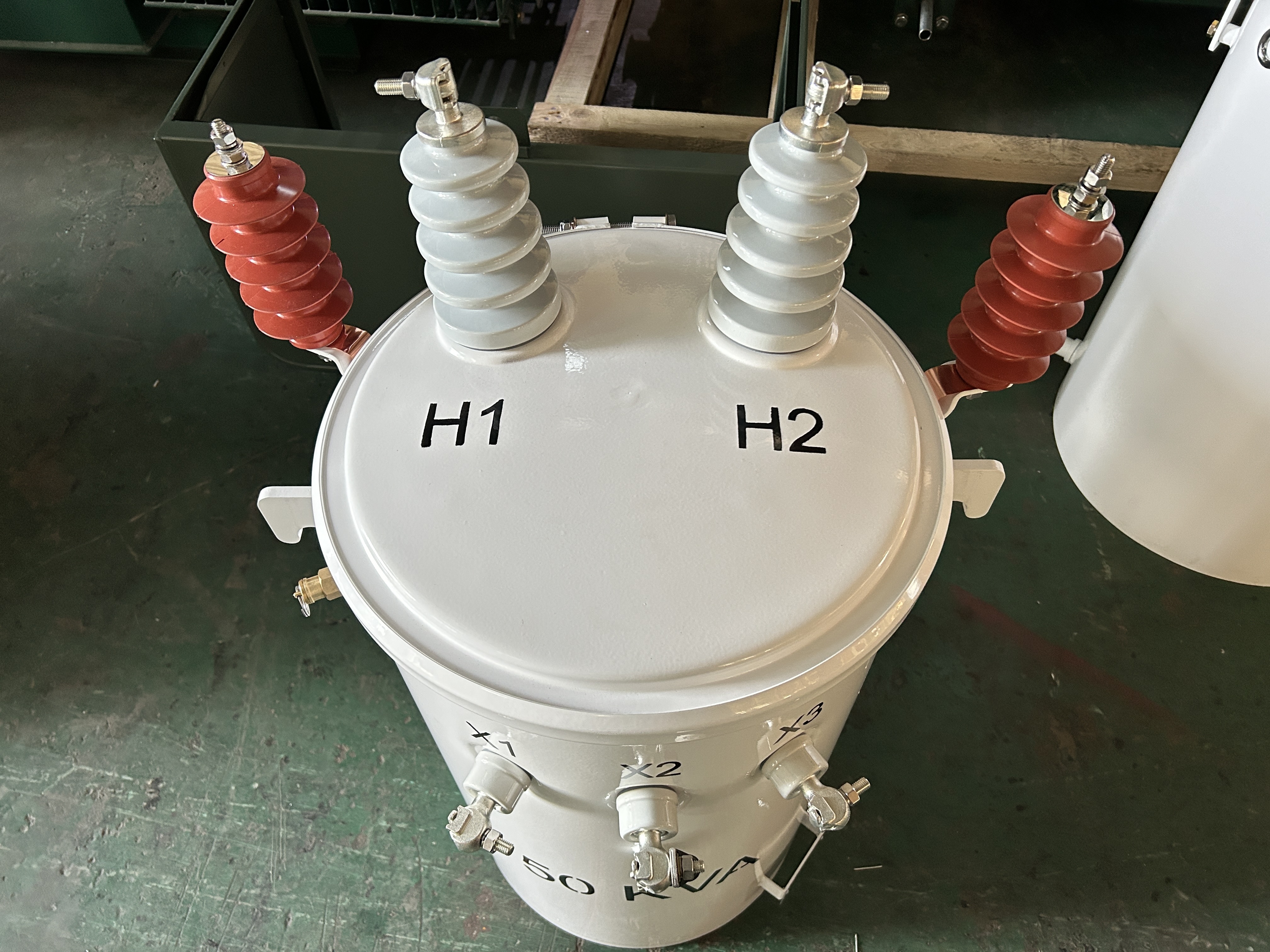 50kva Single Phase Pole Mounted Transformer Oil Immersed 12.47KV 304SS