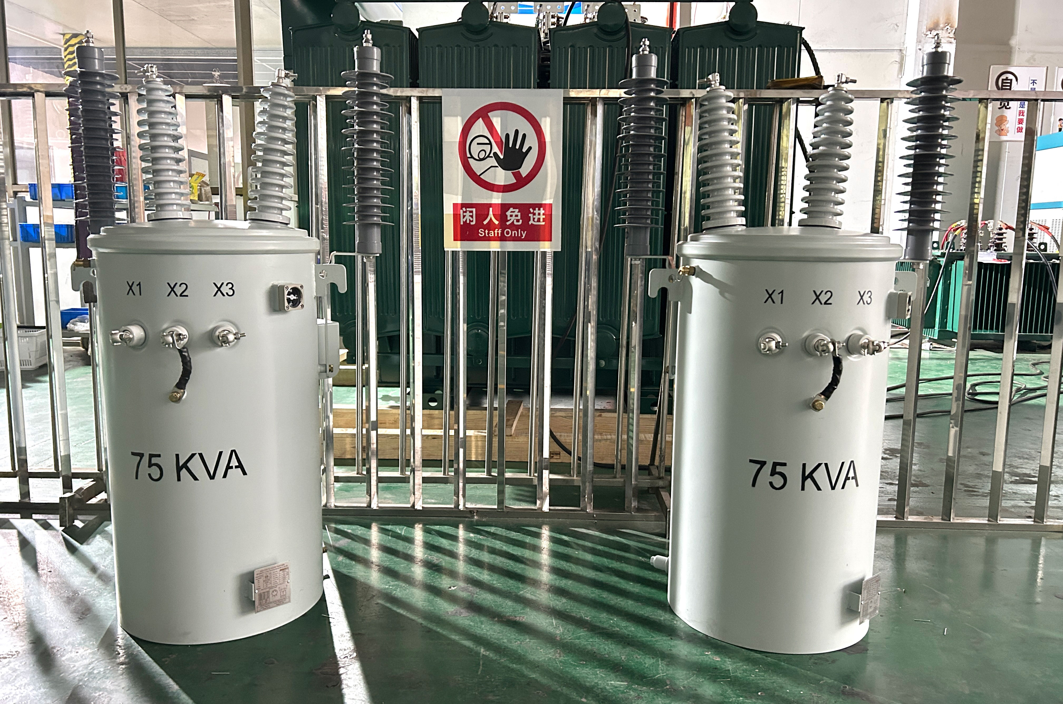 75kva Pole Mounted Transformer Oil Immersed 22860V Electrical  Power Transformer 75kva Pole Mounted Transformer Oil Immersed 22860V Electrical  Power Transformer