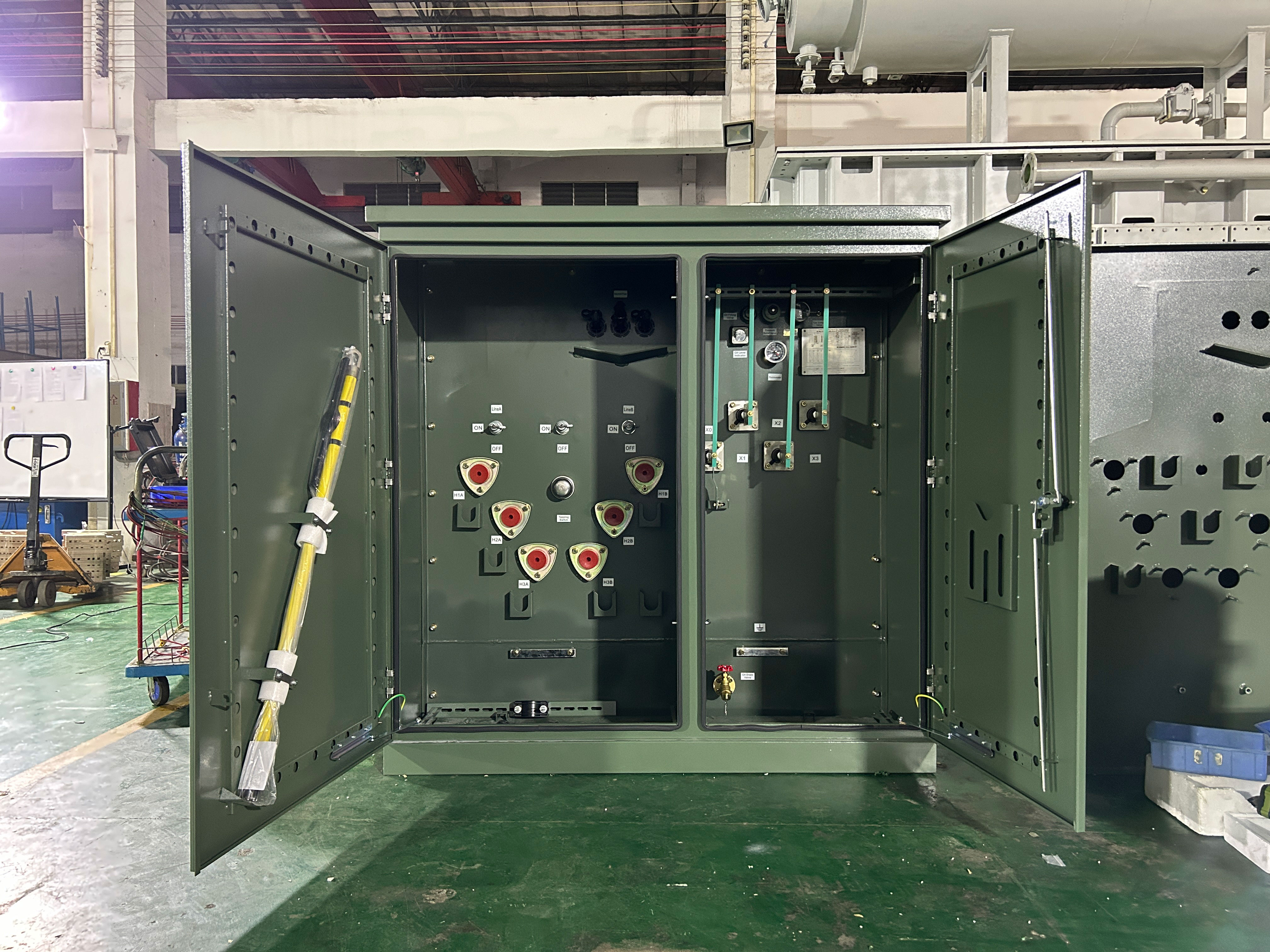 1000Kva Three Phase Pad Mounted Transformer 304SS Distribution 12000V ...