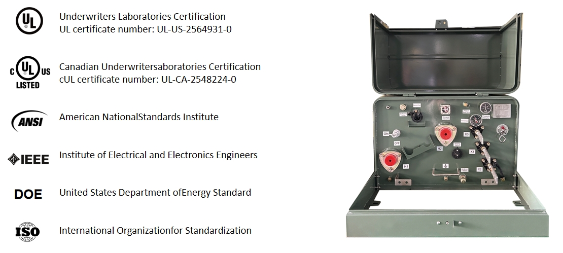 50Kva Single Phase Pad Mounted Distribution Transformers Power Step-up ...