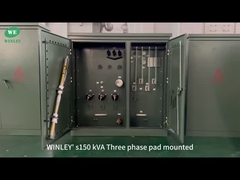 UL listed 150Kva 3 Phase Pad Mounted Transformer  12870V To 208V Radial Feed ASNI IEEE Standards